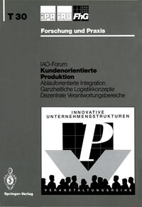 Vorderes Coverbild Kundenorientierte Produktion