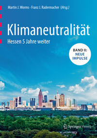 Vorderes Coverbild Klimaneutralität - Hessen 5 Jahre weiter