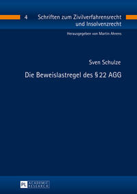 Vorderes Coverbild Die Beweislastregel des § 22 AGG