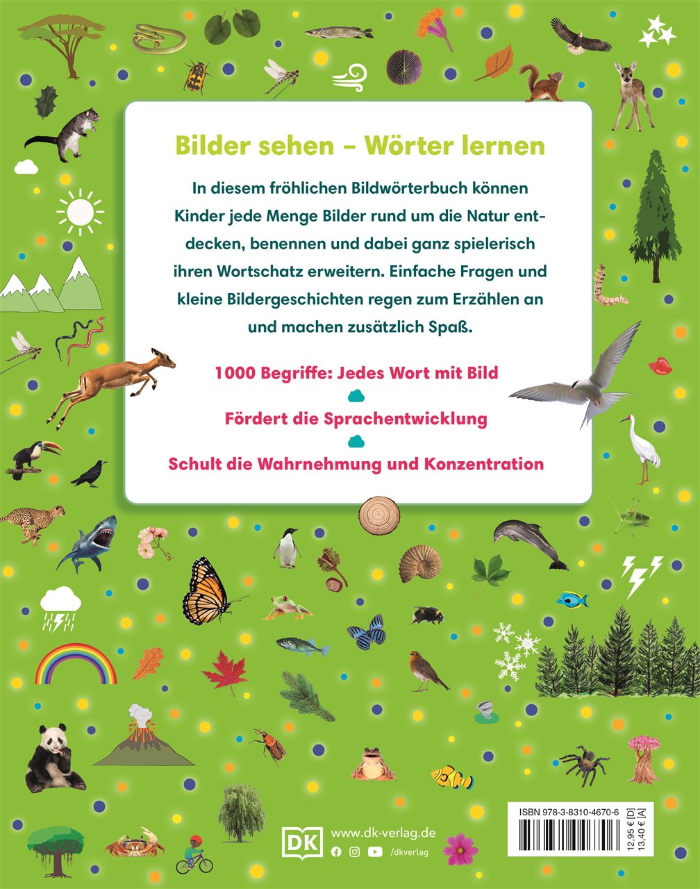 Rückseitencover 1000 erste Wörter. Natur