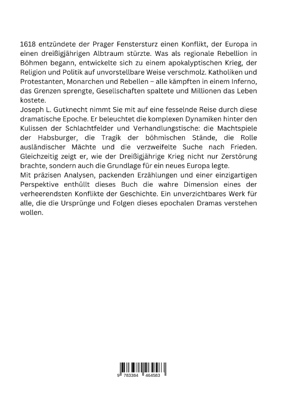 Rückseitencover Vom Prager Fenstersturz zur Apokalypse: Der Dreißigjährige Krieg