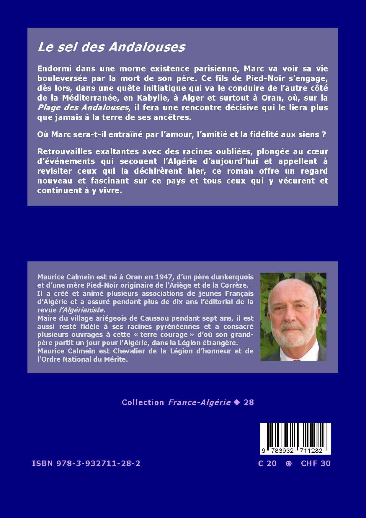Rückseitencover Le sel des Andalouses