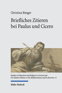 Vorderes Coverbild Briefliches Zitieren bei Paulus und Cicero