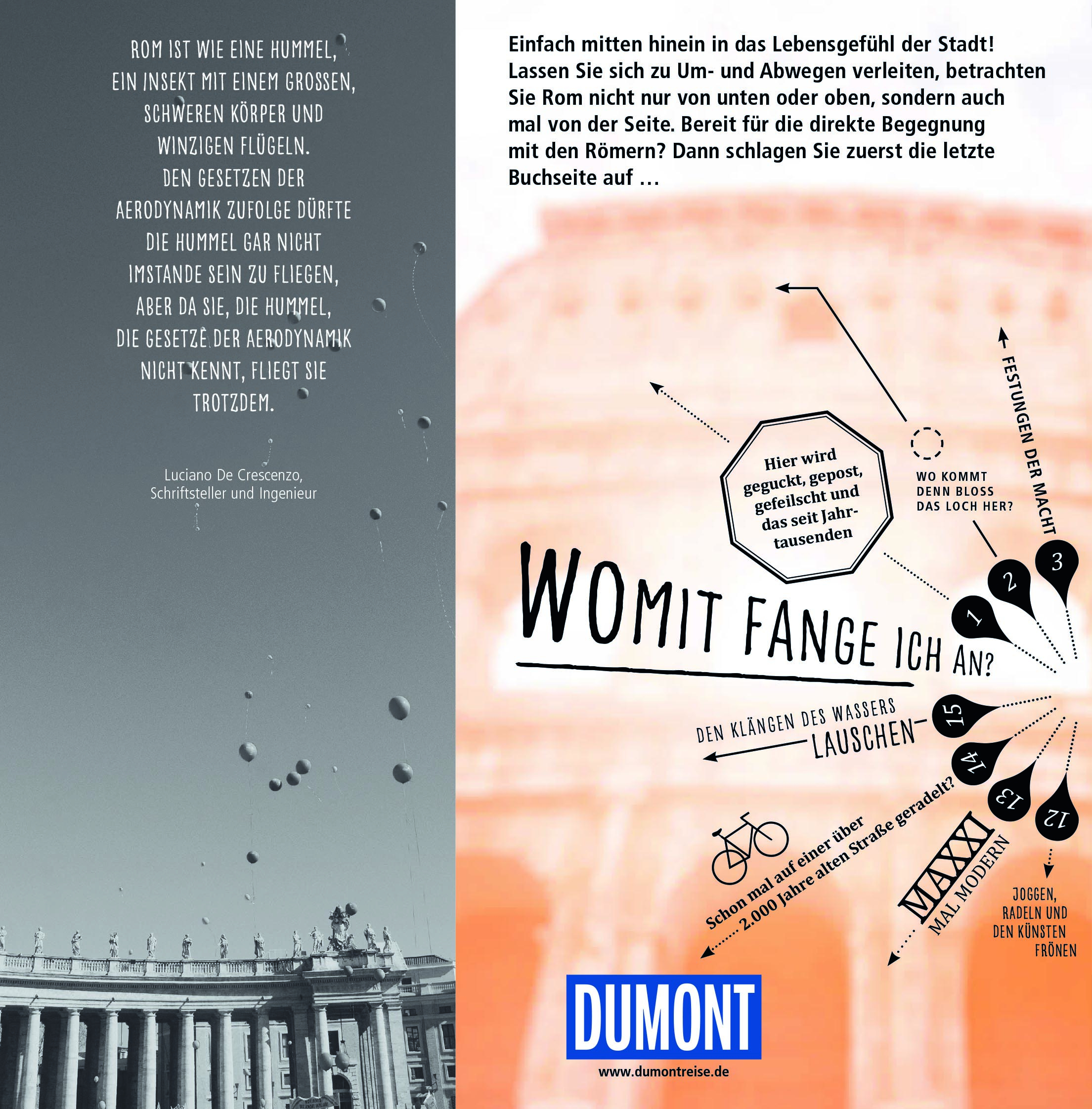 Rückseitencover DUMONT direkt Reiseführer Rom