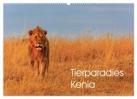 Vorderes Coverbild Tierparadies Kenia (Wandkalender 2026 DIN A2 quer), CALVENDO Monatskalender