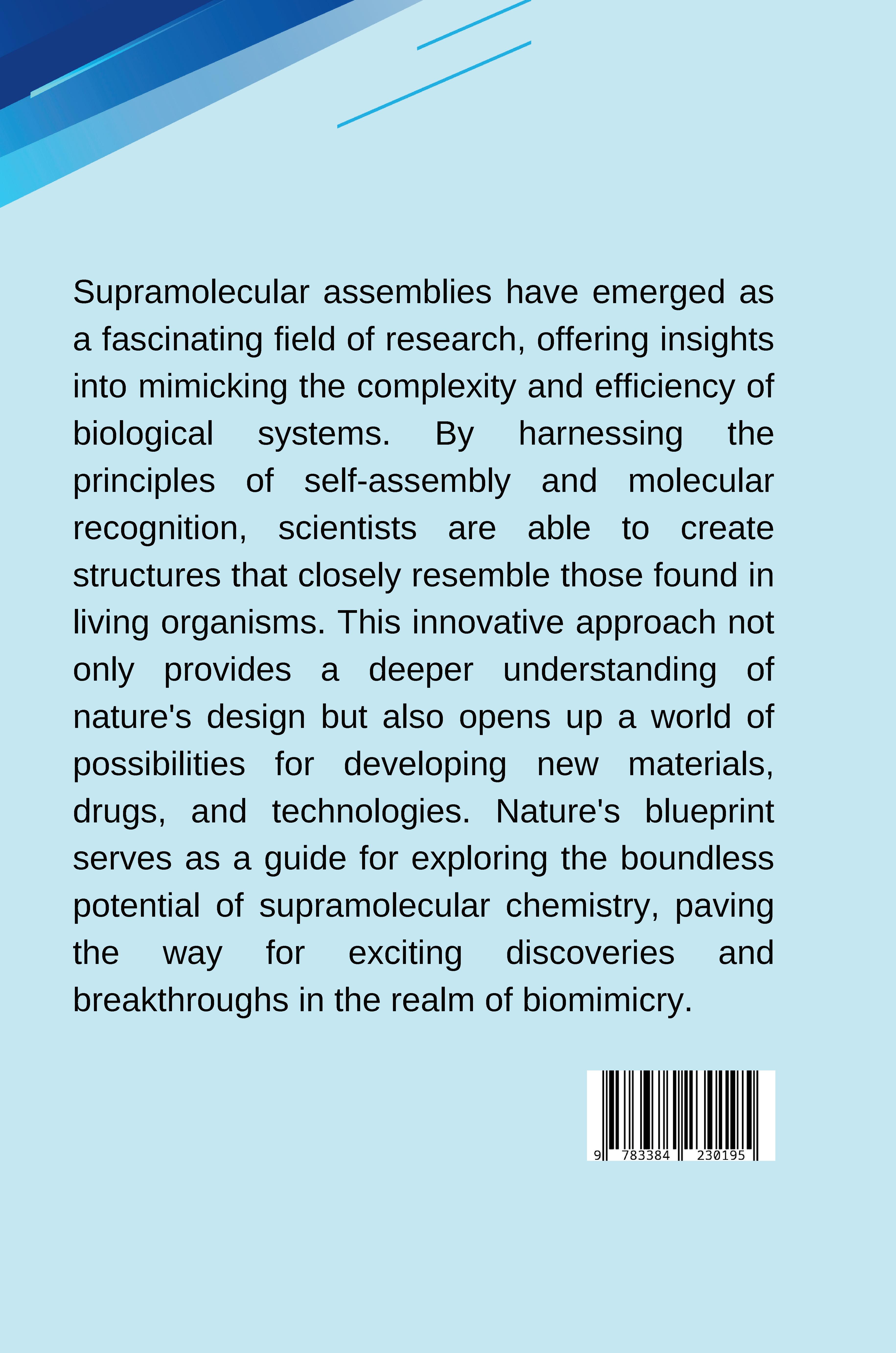 Rückseitencover Nature's Blueprint: Mimicking Life with Supramolecular Assemblies