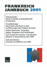 Vorderes Coverbild Frankreich-Jahrbuch 2001
