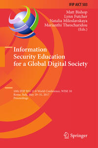 Vorderes Coverbild Information Security Education for a Global Digital Society