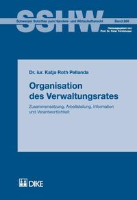 Vorderes Coverbild Organisation des Verwaltungsrates