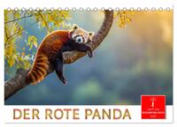 Vorderes Coverbild Der Rote Panda (Tischkalender 2025 DIN A5 quer), CALVENDO Monatskalender