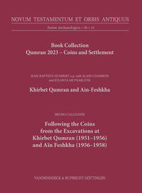 Vorderes Coverbild Buchpaket Qumran 2023 – Coins and Settlement