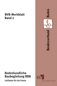 Vorderes Coverbild Bodenkundliche Baubegleitung BBB