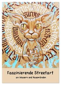 Vorderes Coverbild Faszinierende Streetart an Mauern und Hauswänden (Wandkalender 2026 DIN A2 hoch), CALVENDO Monatskalender