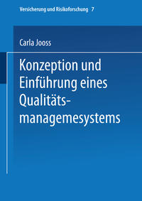 Vorderes Coverbild Konzeption und Einführung eines Qualitätsmanagementsystems