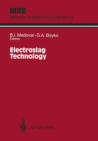 Vorderes Coverbild Electroslag Technology