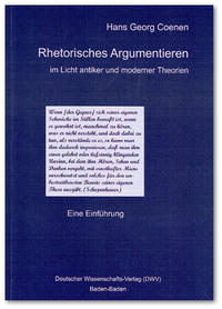 Vorderes Coverbild Rhetorisches Argumentieren im Licht antiker und moderner Theorien