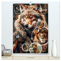 Vorderes Coverbild Steampunk Fauna (hochwertiger Premium Wandkalender 2026 DIN A2 hoch), Kunstdruck in Hochglanz