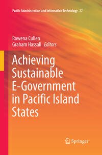 Vorderes Coverbild Achieving Sustainable E-Government in Pacific Island States