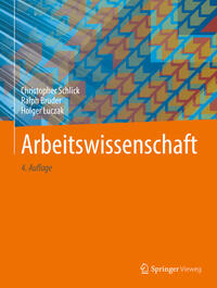 Vorderes Coverbild Arbeitswissenschaft