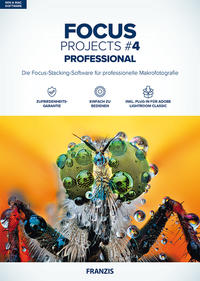 Vorderes Coverbild Focus projects 4 professional (Win & Mac)