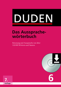 Vorderes Coverbild Duden – Das Aussprachewörterbuch