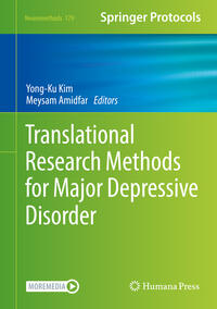Vorderes Coverbild Translational Research Methods for Major Depressive Disorder