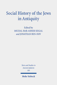 Vorderes Coverbild Social History of the Jews in Antiquity