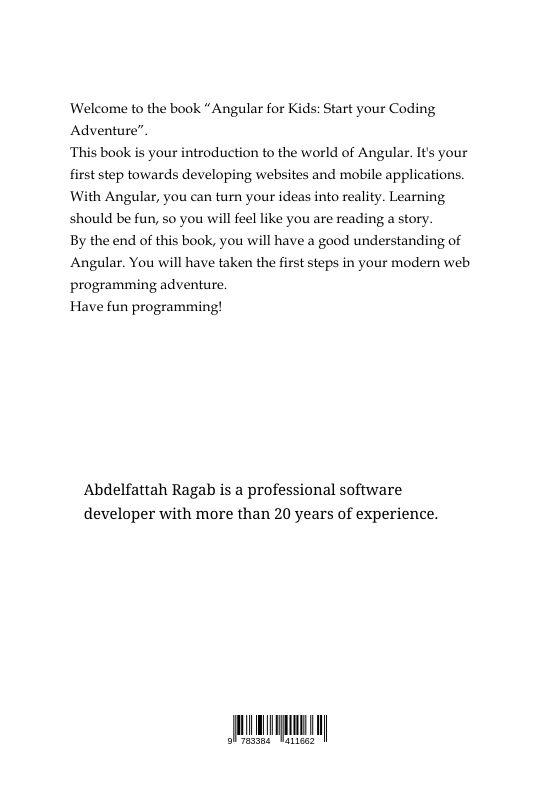 Rückseitencover Angular for Kids