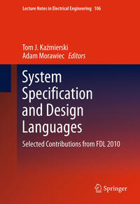 Vorderes Coverbild System Specification and Design Languages