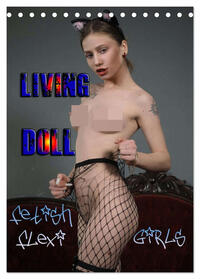 Vorderes Coverbild Living Doll - Fetish Flexi Girls (Tischkalender 2025 DIN A5 hoch), CALVENDO Monatskalender