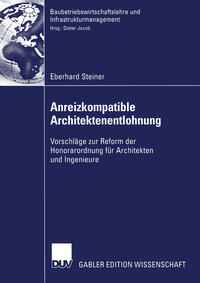 Vorderes Coverbild Anreizkompatible Architektenentlohnung