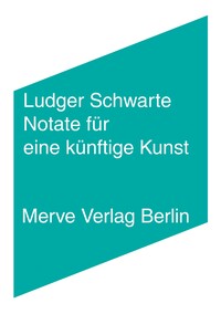Vorderes Coverbild Notate für eine künftige Kunst