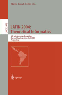 Vorderes Coverbild LATIN 2004: Theoretical Informatics
