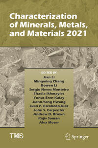 Vorderes Coverbild Characterization of Minerals, Metals, and Materials 2021