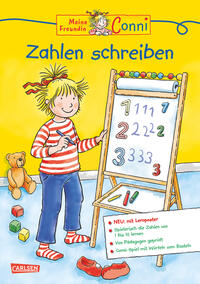 Vorderes Coverbild Conni Gelbe Reihe (Beschäftigungsbuch): Zahlen schreiben Extra