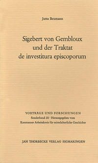 Vorderes Coverbild Sigebert von Gembloux und der Traktat de investitura episcoporum