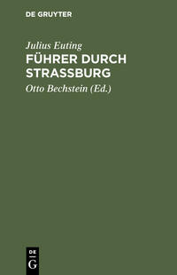 Vorderes Coverbild Führer durch Strassburg