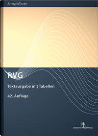 Vorderes Coverbild RVG