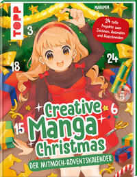 Vorderes Coverbild Creative Manga Christmas. Der Mitmach-Adventskalender