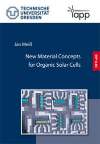 Vorderes Coverbild New Material Concepts for Organic Solar Cells