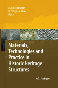 Vorderes Coverbild Materials, Technologies and Practice in Historic Heritage Structures