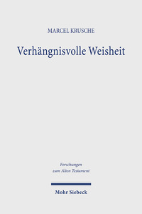 Vorderes Coverbild Verhängnisvolle Weisheit