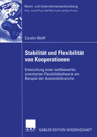 Vorderes Coverbild Stabilität und Flexibilität von Kooperationen