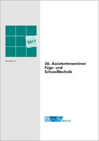 Vorderes Coverbild 36. Assistentenseminar Fügetechnik