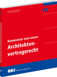 Vorderes Coverbild BKI Kommentar zum neuen Architektenvertragsrecht