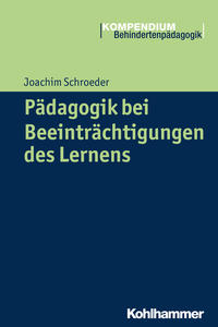 Vorderes Coverbild Pädagogik bei Beeinträchtigungen des Lernens