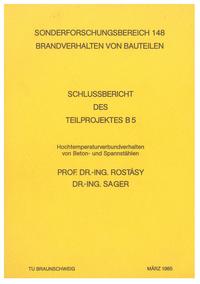 Vorderes Coverbild Hochtemperaturverhalten von Beton- und Spannstählen