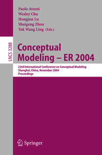 Vorderes Coverbild Conceptual Modeling - ER 2004