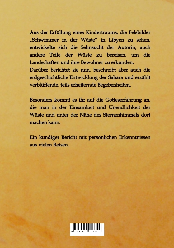 Rückseitencover Durch die Wüste