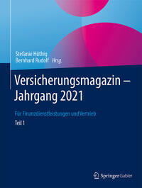 Vorderes Coverbild Versicherungsmagazin - Jahrgang 2021 -- Teil 1